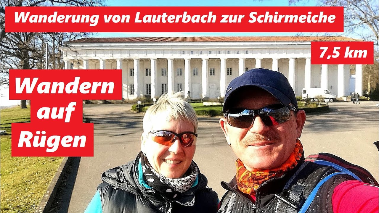 Wanderung von Lauterbach zur Schirmeiche .  Wandern auf Rügen
