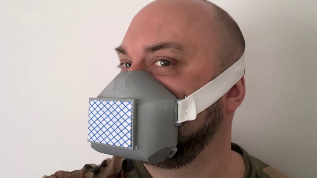 DuB-EnG: Make DIY Protective Face Hugging Masks - Vicky sewed a cloth mask, I 3D Printed one!