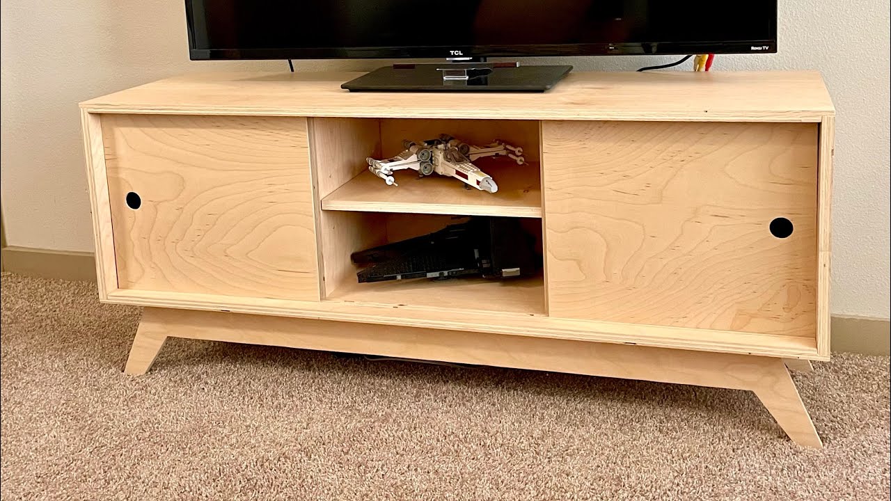 Making a Mid Century Media Console