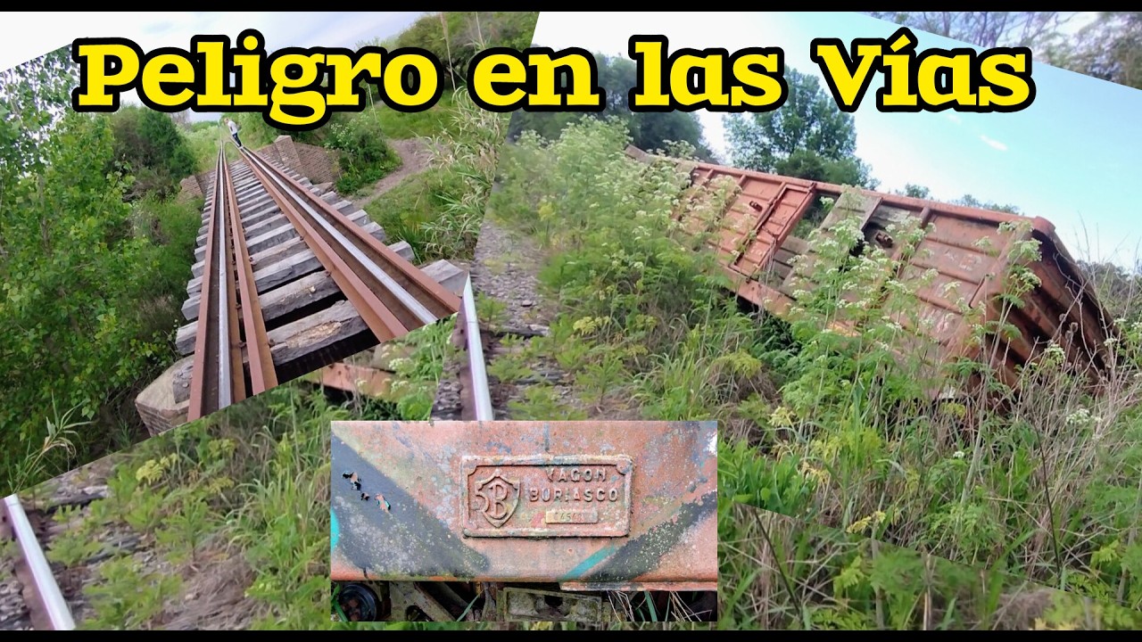 Un Vagón de Cargas Olvidado, Vías Deplorables y Un Puente Sorprendente