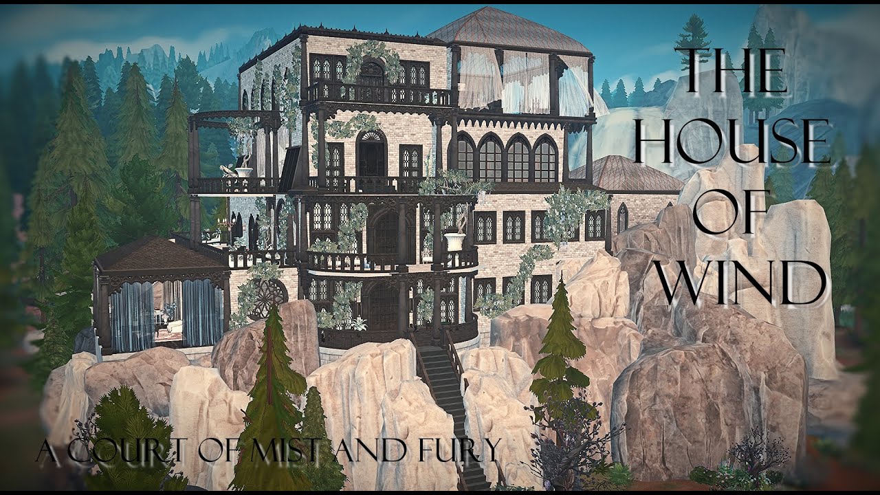 The House of Wind🌙- A Court of Thorns & Roses - The SIMS 4 Stop Motion Build -The Night Court