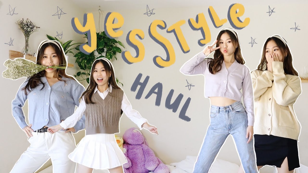 a huge $300+ yesstyle try on haul! + giveaway ♡＾▽＾♡