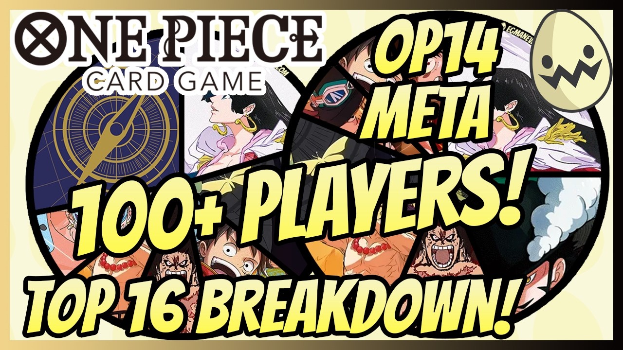 Карточная игра One Piece: английская версия OP14! Более 100 игроков! Подробный анализ 16 лучших к...
