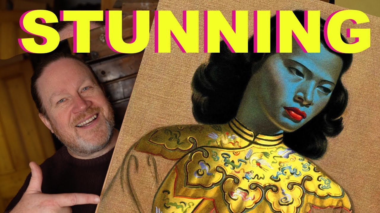 Kitsch History. Who was The Green Lady?  Tretchikoff Painting The Chinese Girl Art History.