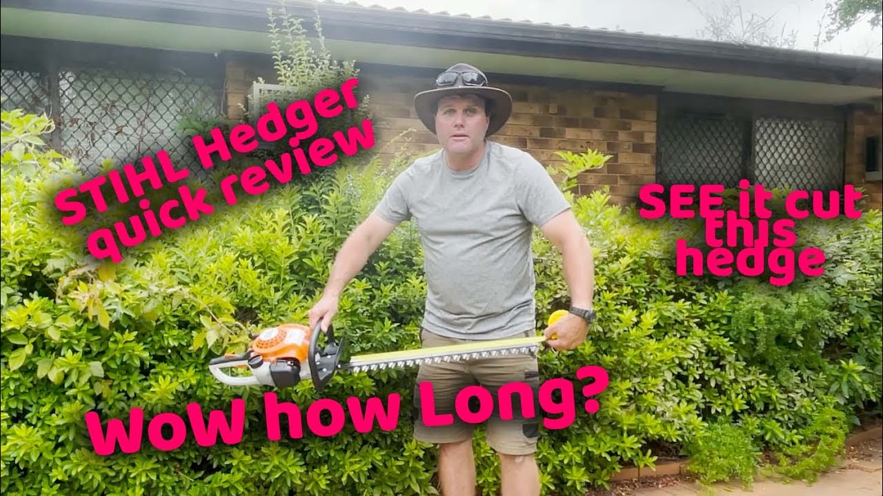 STIHL HS 45 Hedger quick review