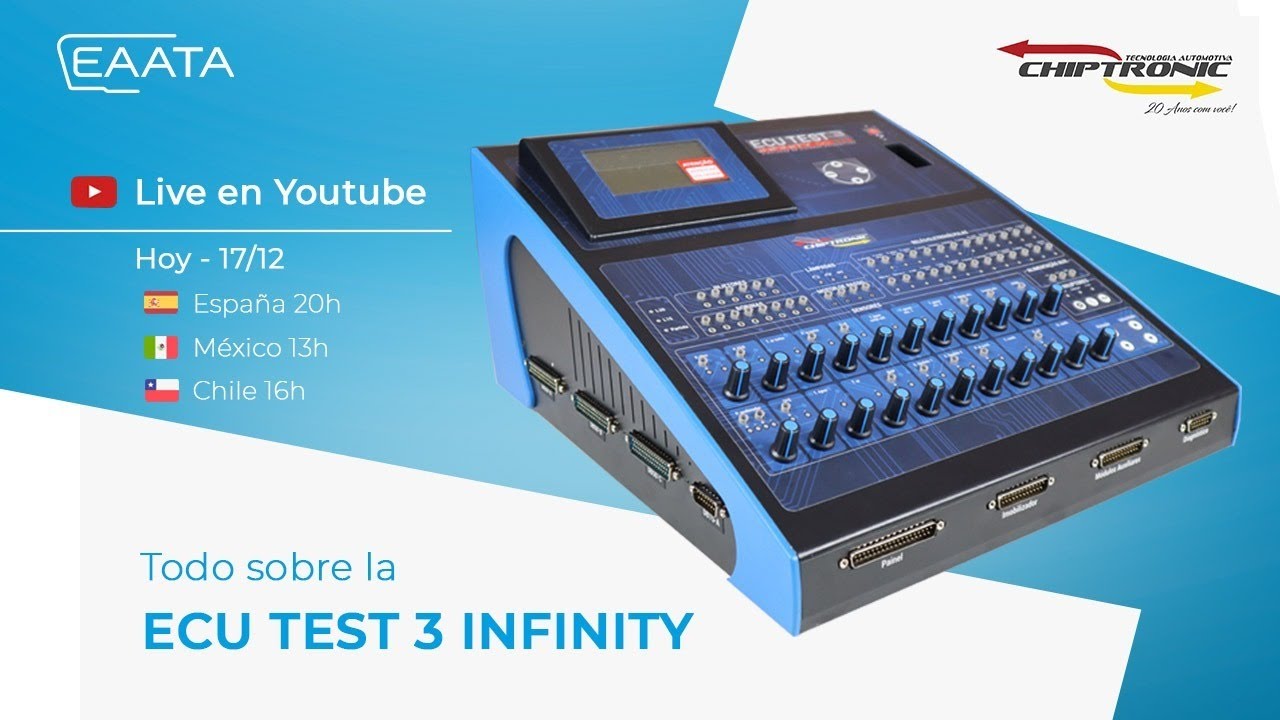 EAATA TRAINING - ECU TEST 3 INFINITY - CHIPTRONIC