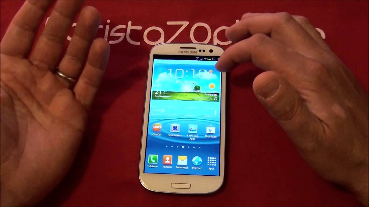 Video Panoramica Generale su Samsung Galaxy S3 da batista70phone