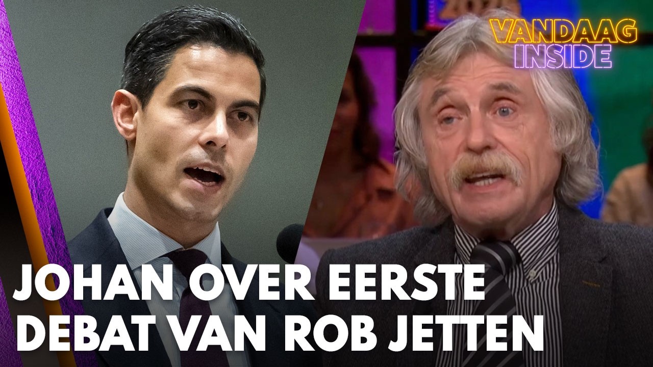 Johan Derksen geeft mening over het eerste debat van Rob Jetten als minister-president