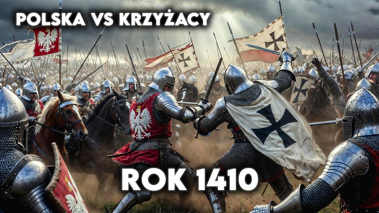 Cała historia wojen polsko-krzyżackich — jak sojusz zamienił się w wojnę stuleci (rekonstrukcja AI)