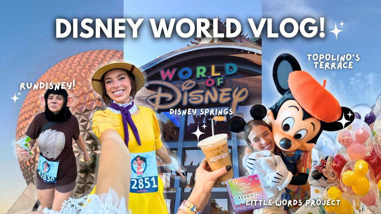 Видеоблог о Диснейленде ✨ Забег RunDisney, Disney Springs, Topolino's Terrace, шопинг, сувениры и...