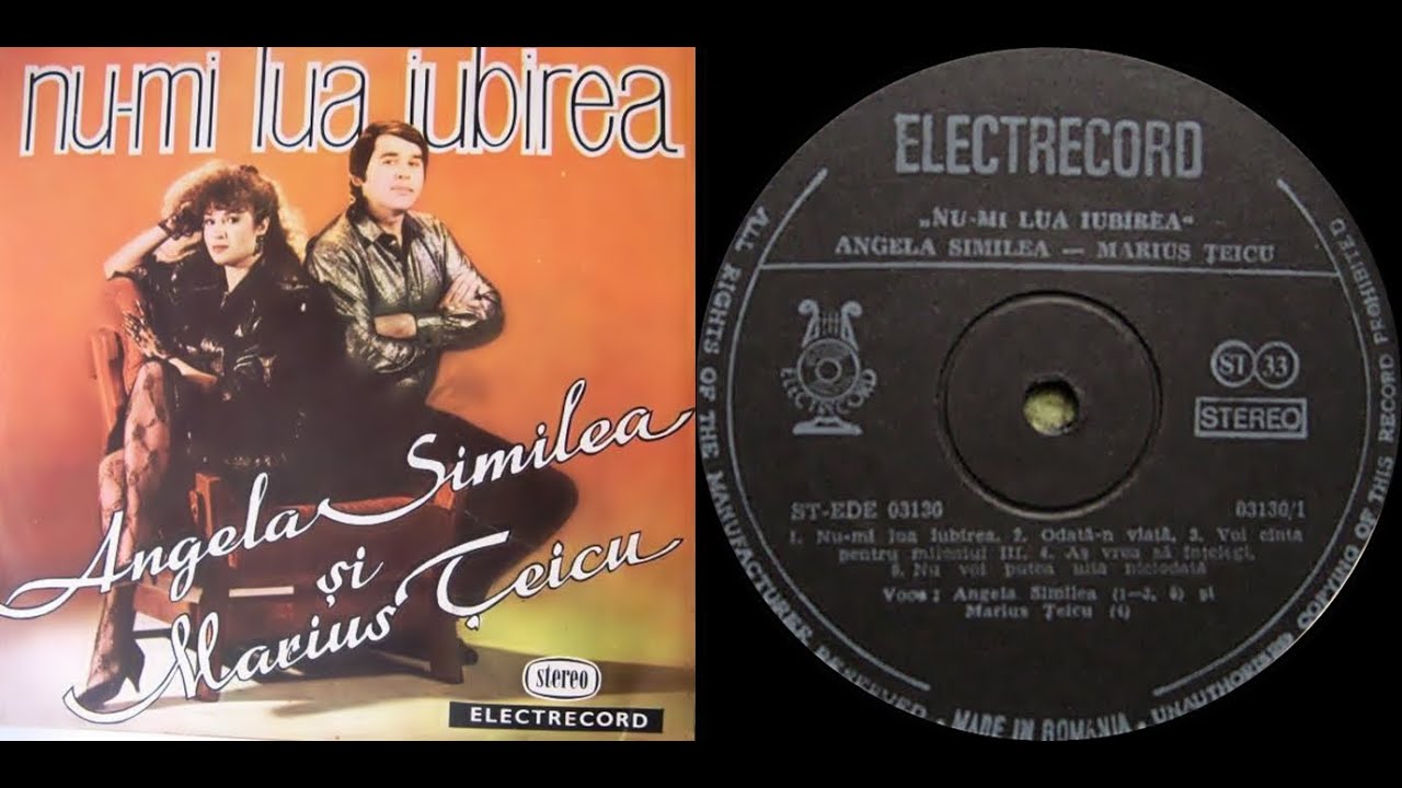 ANGELA SIMILEA - Nu-mi lua iubirea - Selectii album - 1987