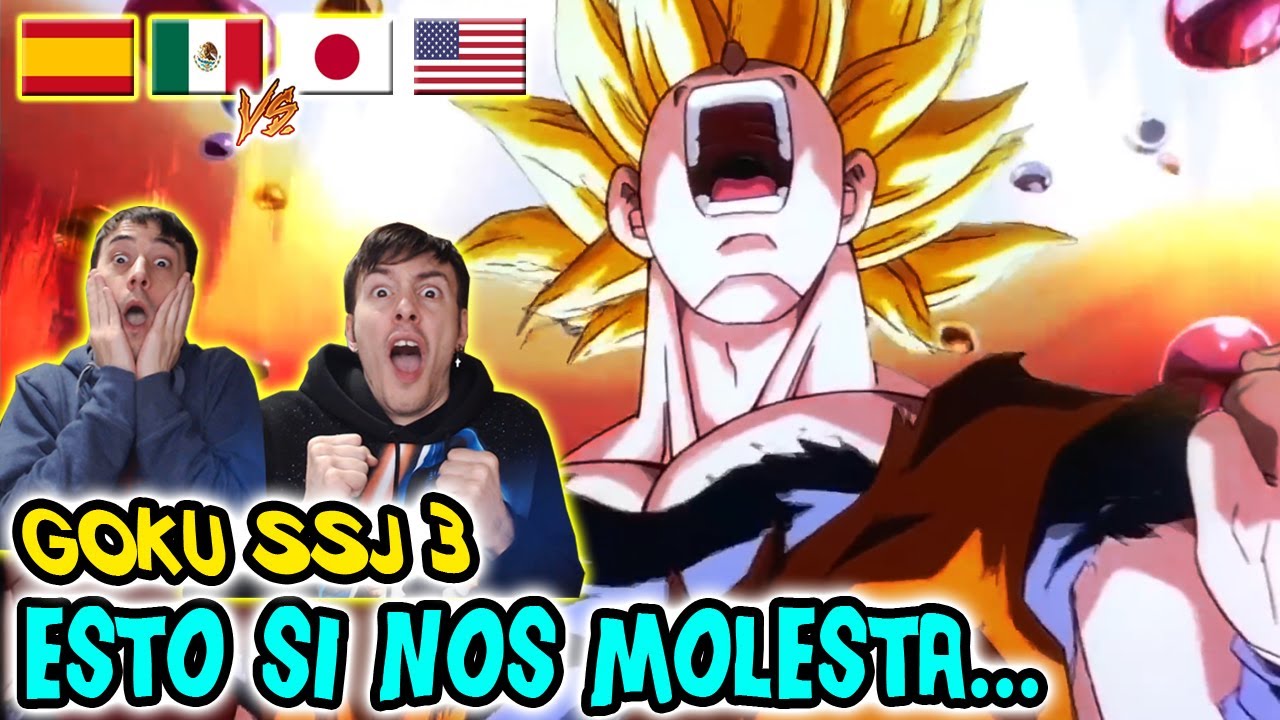 Españoles REACCIONAN a Dragon Ball DOBLAJE LATINO 💥GOKU SE TRANSFORMA EN SSJ3 vs JANEMBA💥