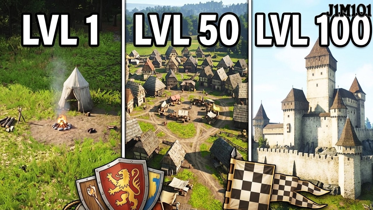 Manor Lords: From Tiny Camp to Medieval Fortress! (Building Challenge) #2