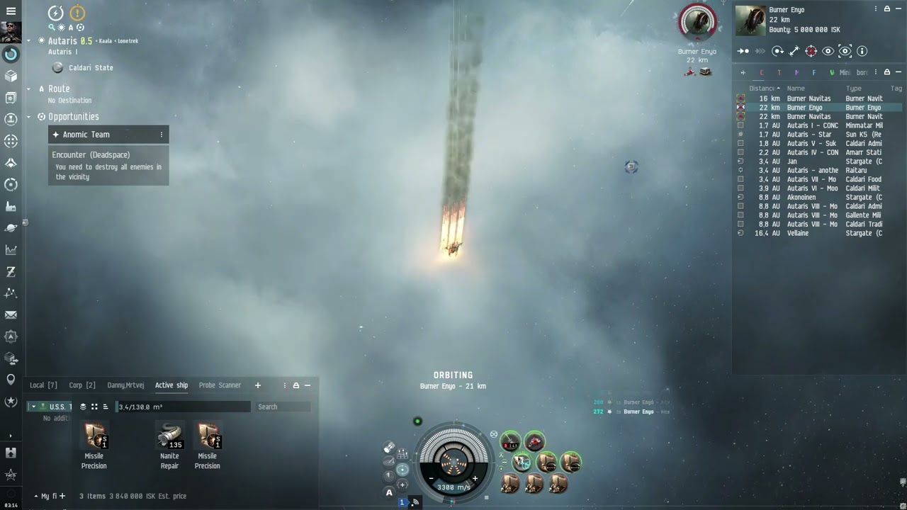 Eve Online Anomic Team - Burner Enyo