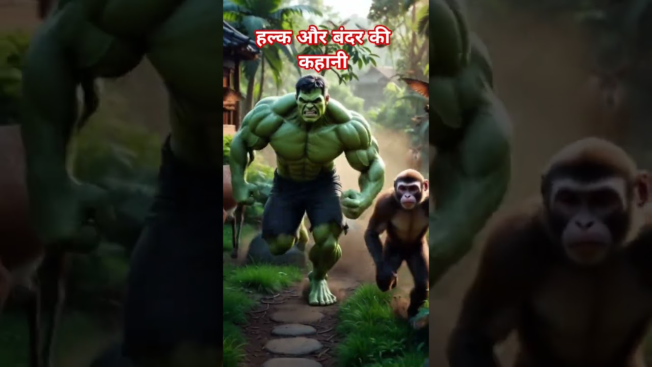 हल्क और बंदर की कहानी 