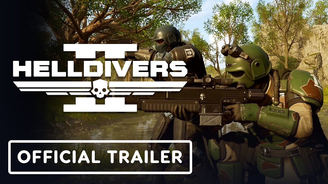 Helldivers 2 - Official Warhammer 40,000 Castellan Creed Warbond Trailer