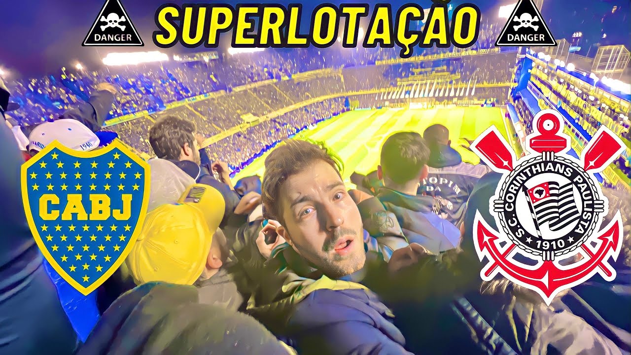 INSANIDADE TOTAL DE VISITANTE NA BOMBONERA/ Boca Juniors 1 x 1 Corinthians