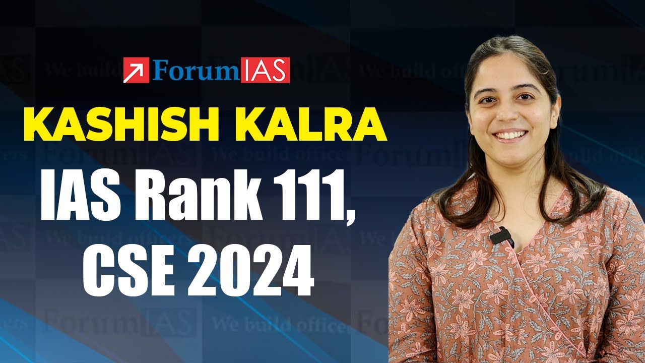 AIR 111 Kashish Kalra arrived at Forum learning centre #upsc #upsccse