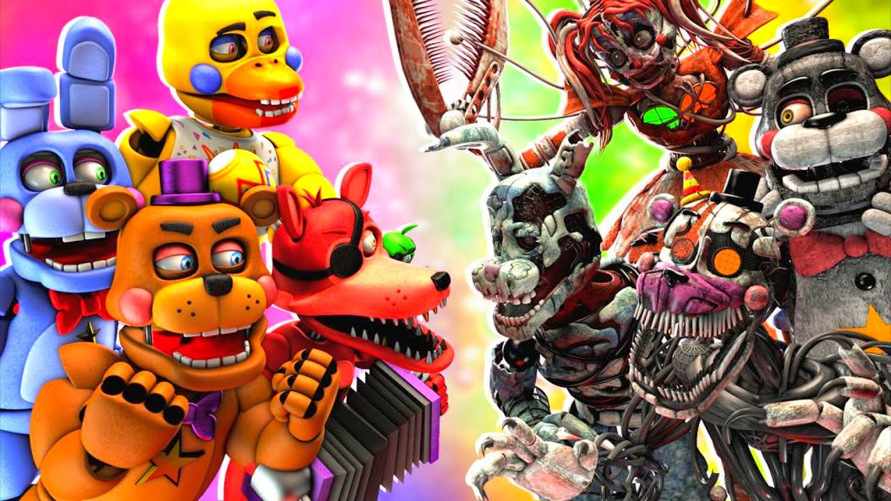 [SFM FNaF] Ruined Animatronics vs Rockstar