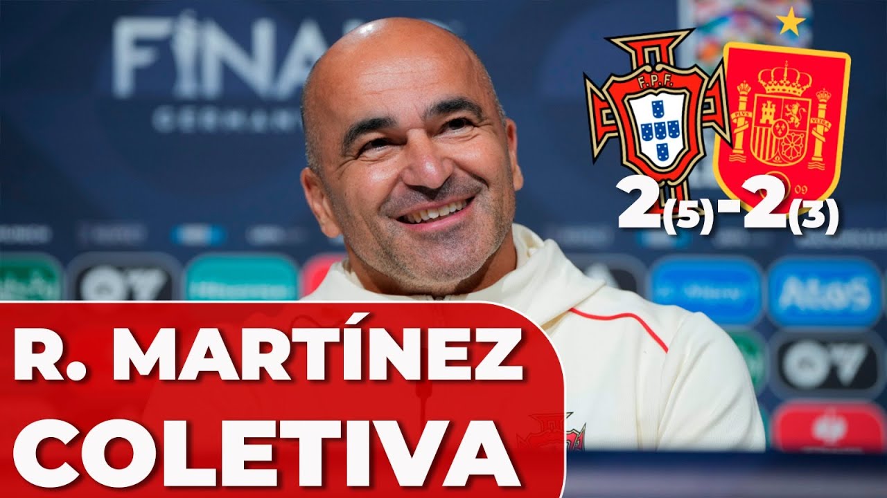 Roda de Imprensa Completa de Roberto Martínez após Portugal x Espanha na Final da Liga das Nações