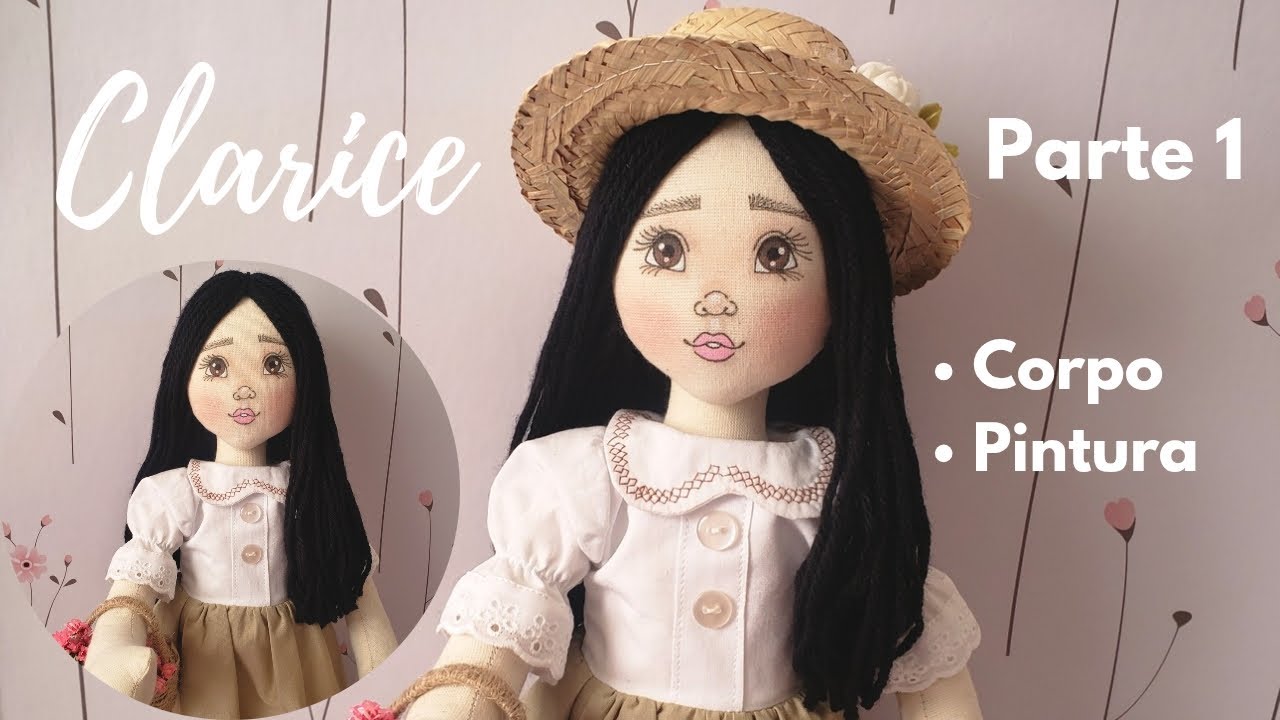 Clarice ♡ Suas clientes vão AMAR essa Boneca! #bonecadepanopassoapasso #artesanato #costuracriativa