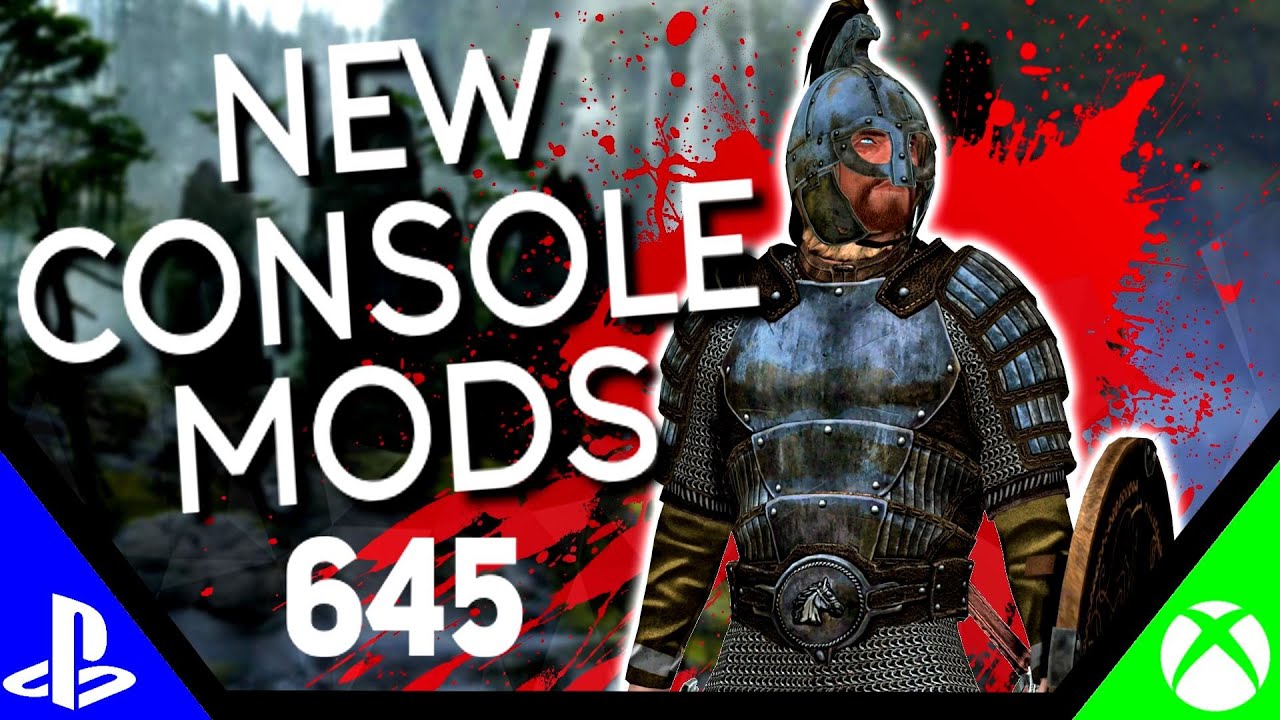Skyrim Special Edition: ▶️5 BRAND NEW CONSOLE MODS◀️ #645 (PS4/XB1)