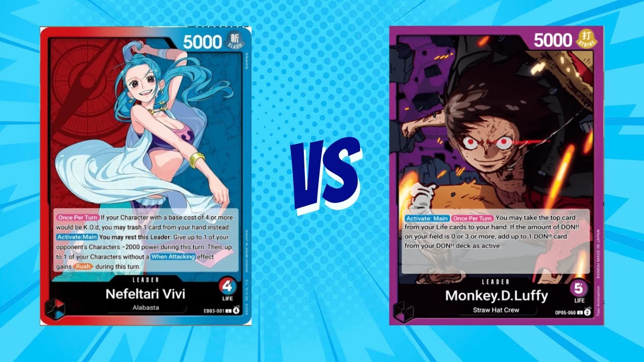 UR VIVI (EB03) vs P LUFFY / OPTCG Gameplay