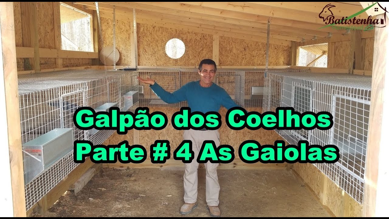 Galpão dos Coelhos Parte # 4 As Gaiolas / Shed for Rabbits Part # 4 The Cages