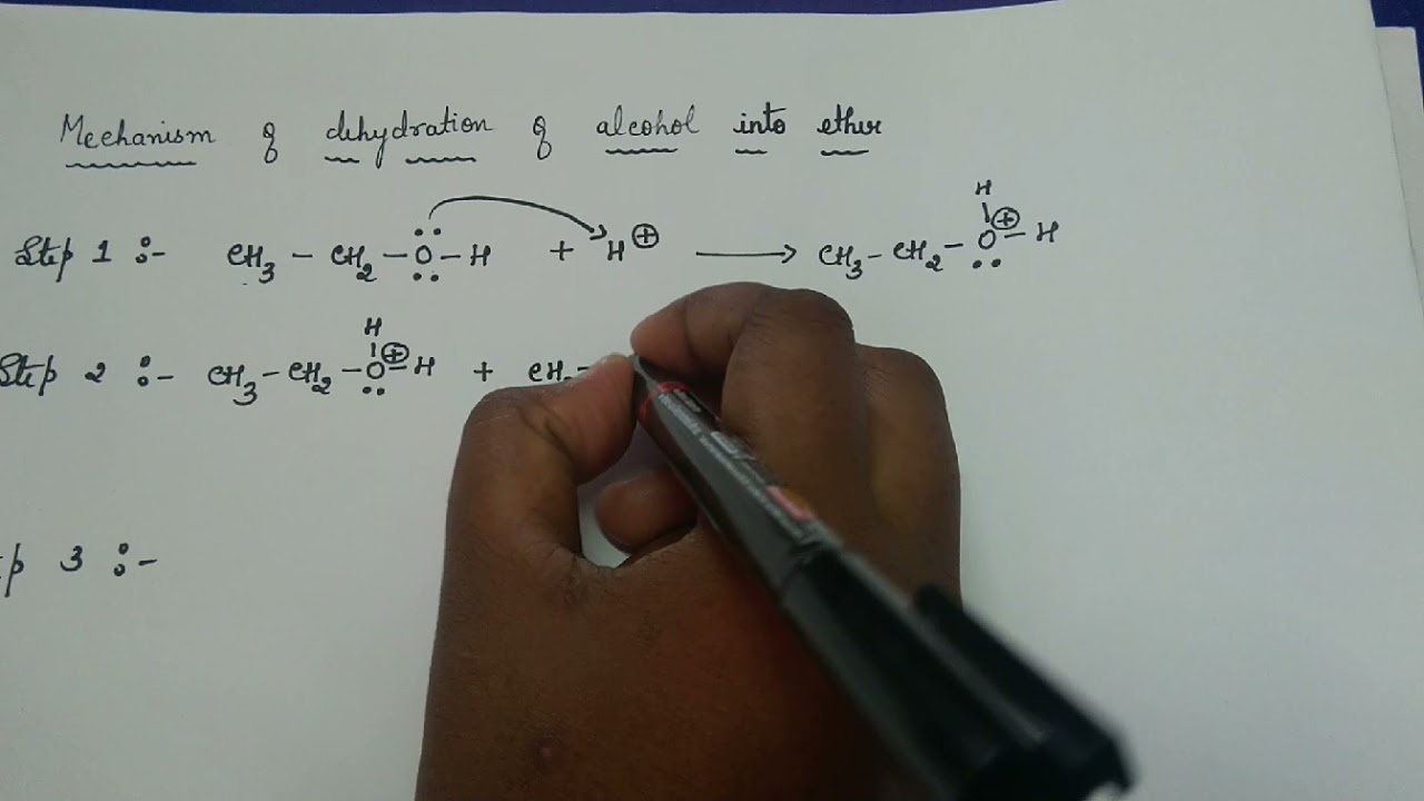 6: Dehydration of Alcohol to Ether - Mechanism