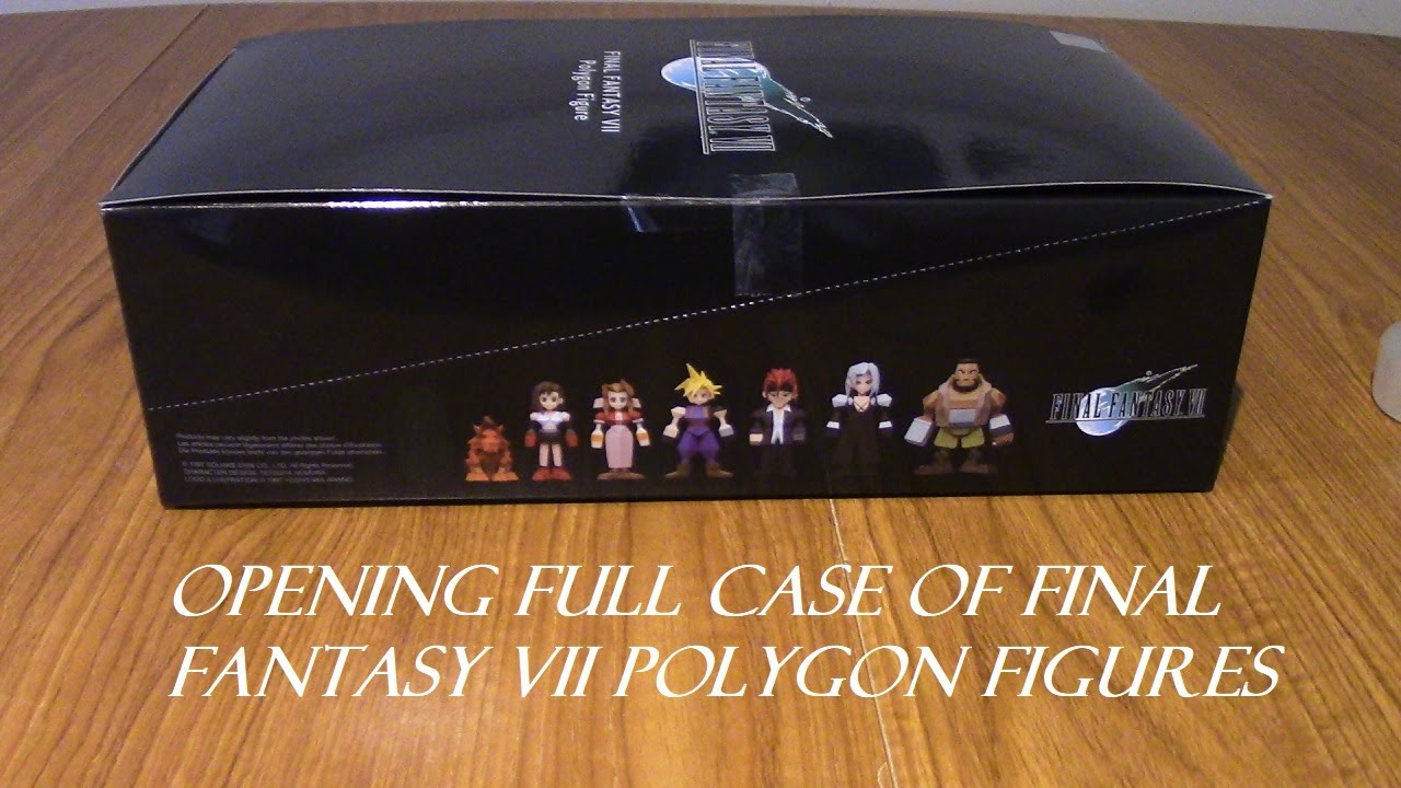 Opening A Full Case (8 Boxes) Of Final Fantasy VII Polygon Figures