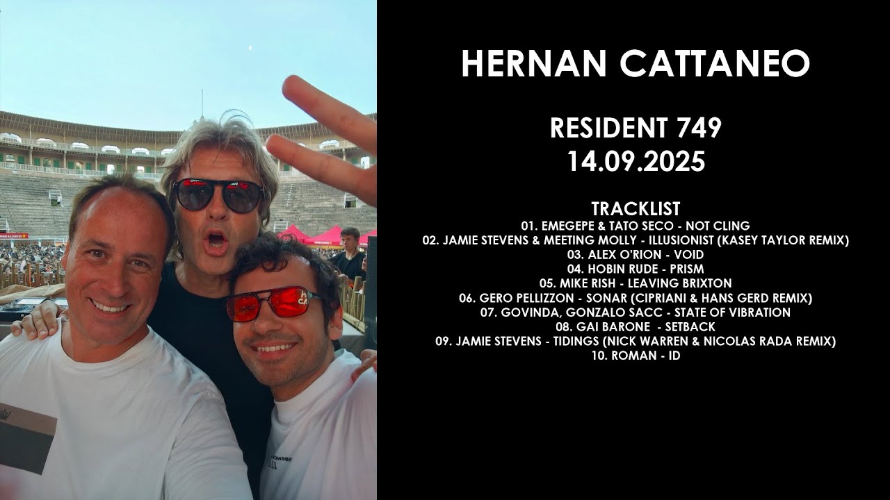 HERNAN CATTANEO (Argentina) @ Resident 749 14.09.2025
