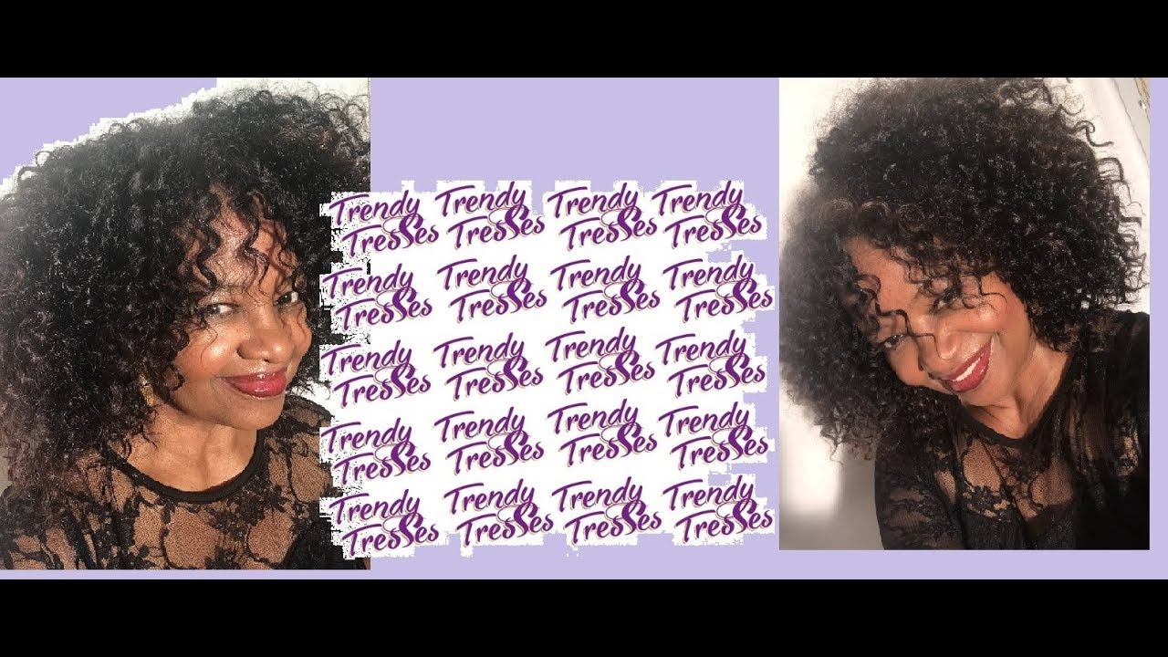 TRENDY TRESSES ISLAND CURLS OMBRE CROCHET BRAIDS 1B/33