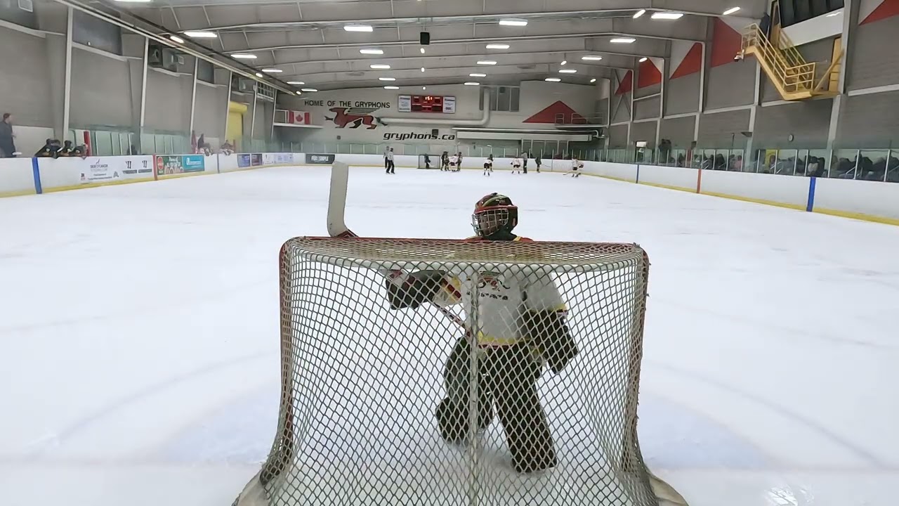 U13AA Guelph Gryphons vs. West Niagara Flying Aces (4-3 Loss) actual (3-3 Tie) @CharlieStewartTendy 