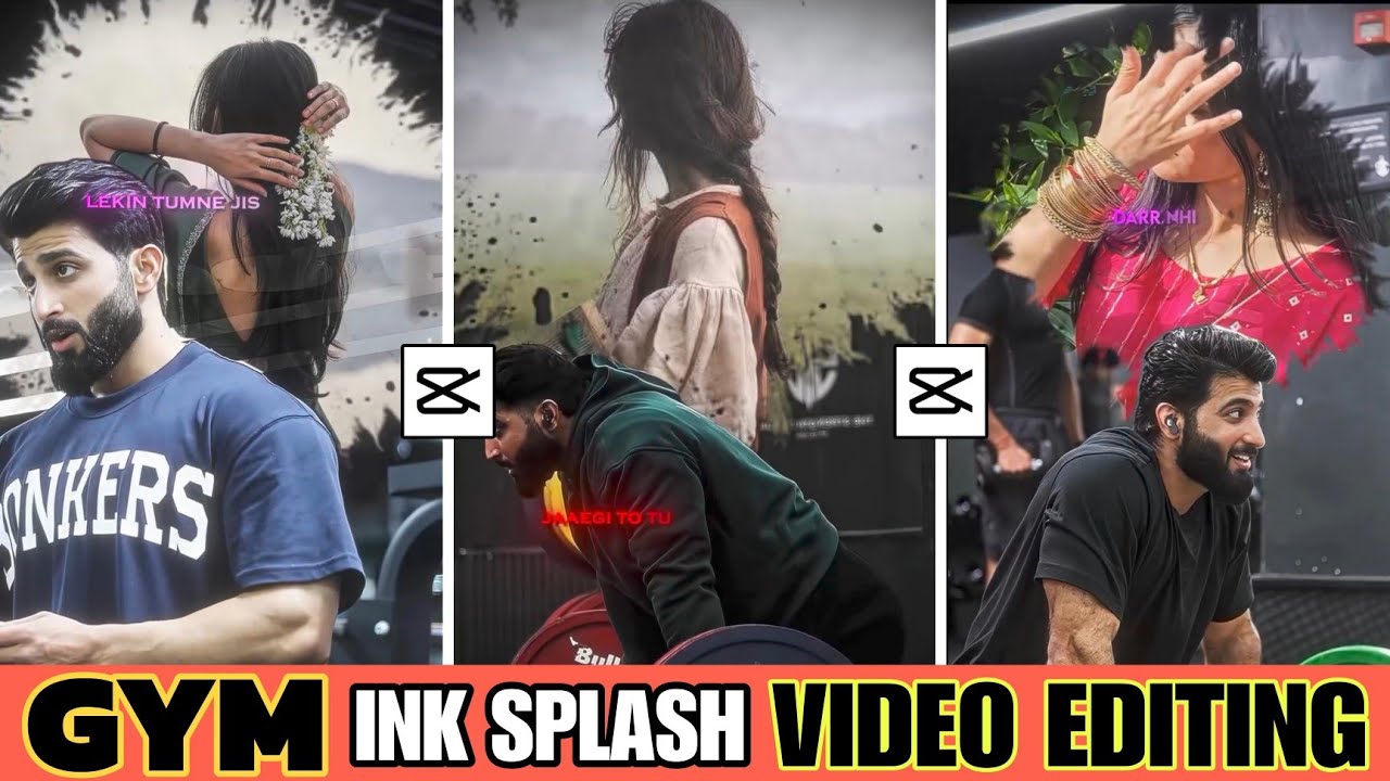 GYM ink splash transition video editing | GYM sad ink splash effect video editing | ankitsharma6141