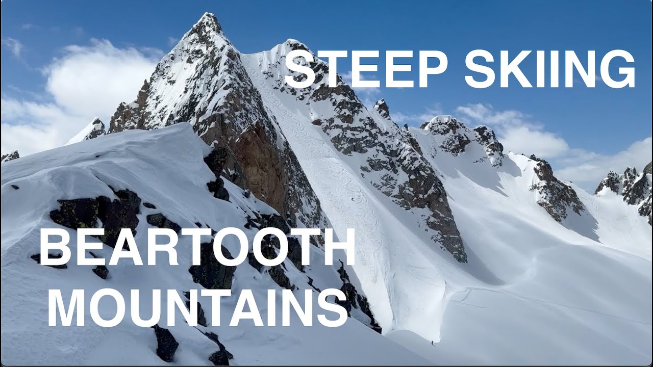 Couloir Skiing in the Beartooth Mountains 2024