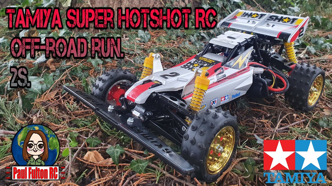 Tamiya Super Hotshot RC Off-road run.