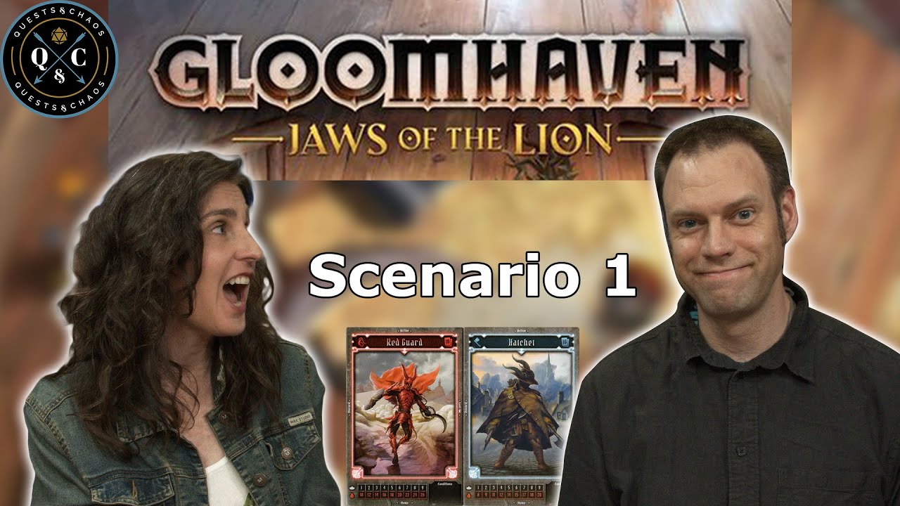 Gloomhaven Jaws of the Lion Ep 1 - Scenario 1 Playthrough - Introduction and how to play