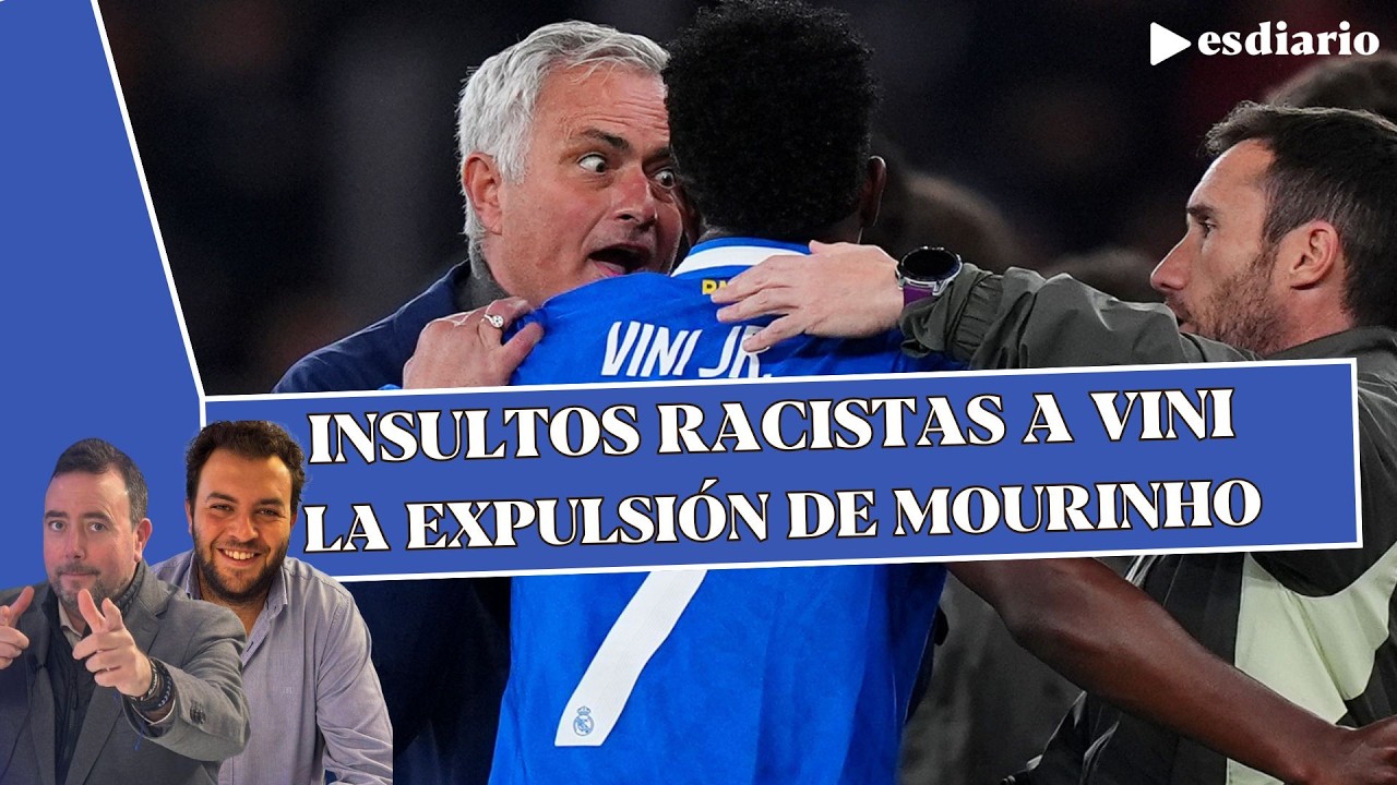 Insultos racistas a Vinicius y la expulsión de Mourinho: las polémicas del Benfica - Real Madrid
