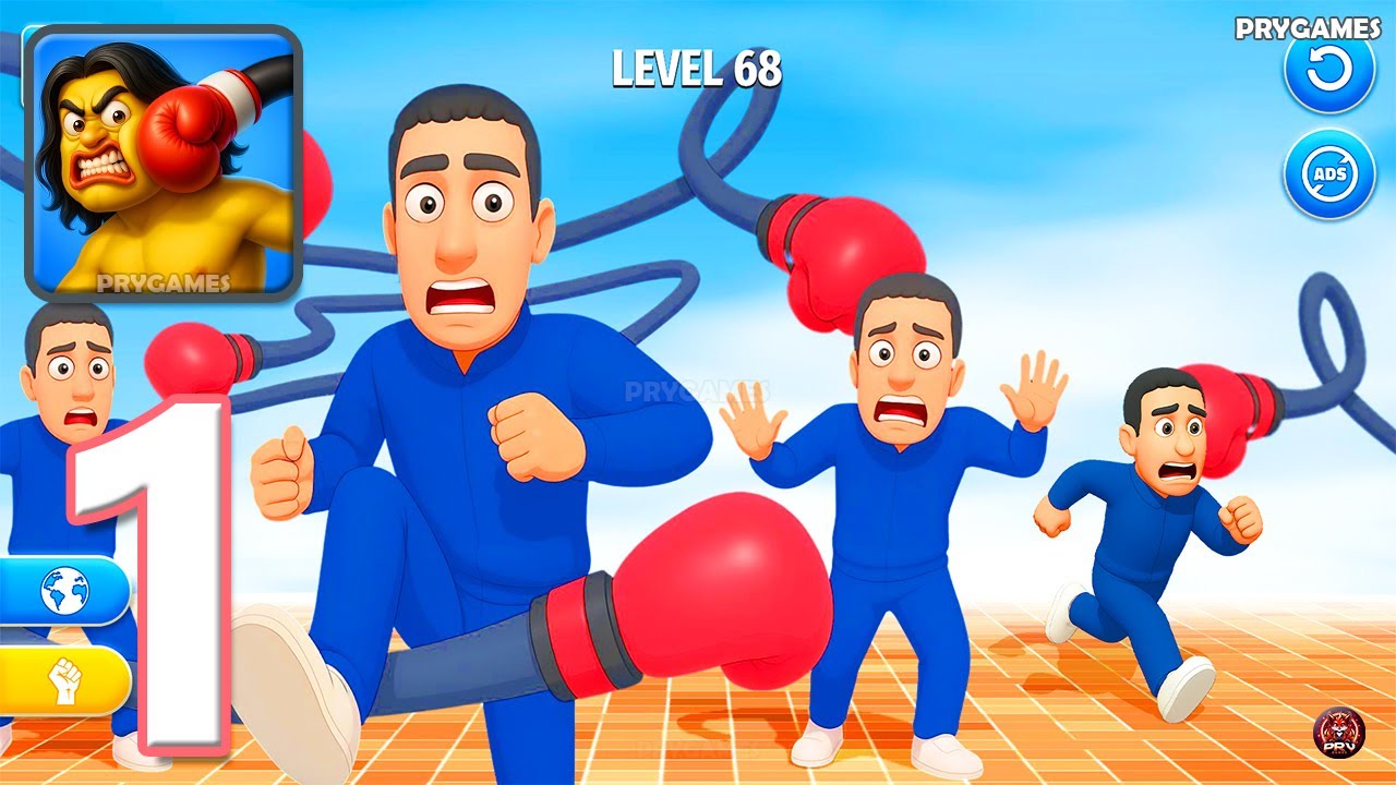 Punch Annoying Uncle Game - Gameplay Walkthrough Part 1 - Ragdoll Punch Game (Android, iOS)