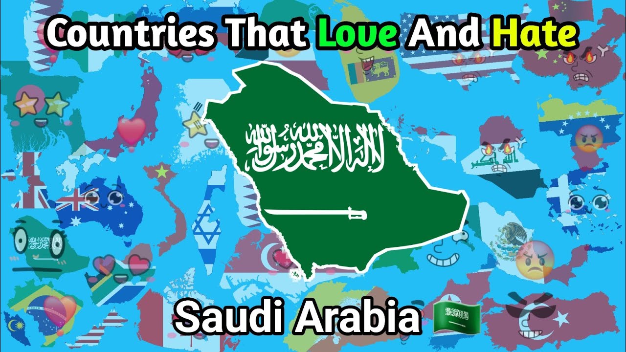 Countries That Love/Hate Saudi Arabia 🇸🇦 ||2026 New data|| #world #data#usa