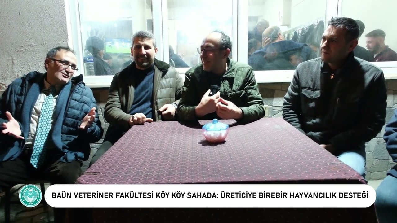 BAÜN Veteriner Fakültesi Köy Köy Sahada: Üreticiye Birebir Hayvancılık Desteği #BAÜNHaber