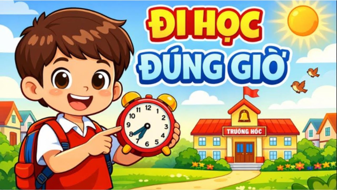 Bé Học Kỹ Năng Đi Học Đúng Giờ | Hình Thành Thói quen Tốt Cho Bé