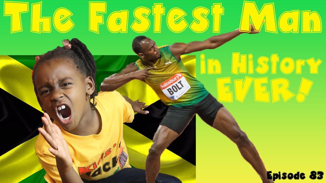 The Fastest Man in History EVER! | Learn About Usain Bolt The Fastest Man in the World from Jamaica