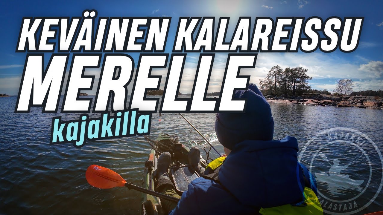 Keväinen kalareissu merelle kajakilla
