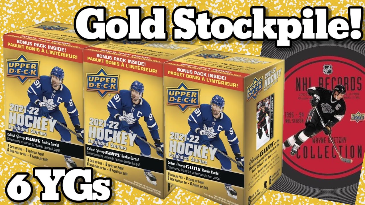 Opening Up Three (3) Loaded 2021 - 2022 Upper Deck Extended Series Hockey, Retail Blaster Box Break!
