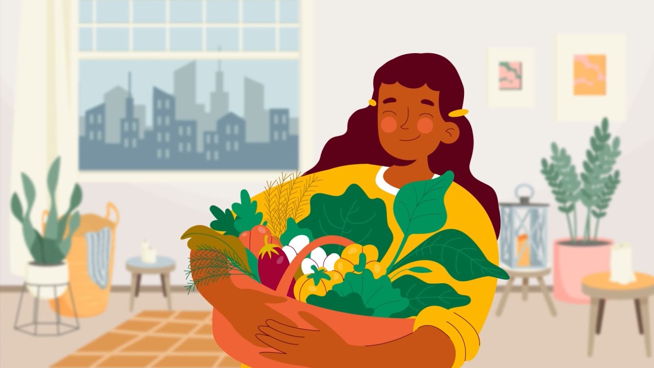 Animated Explainer Video for Healthy Food Delivery App - Motion Design Portfolio