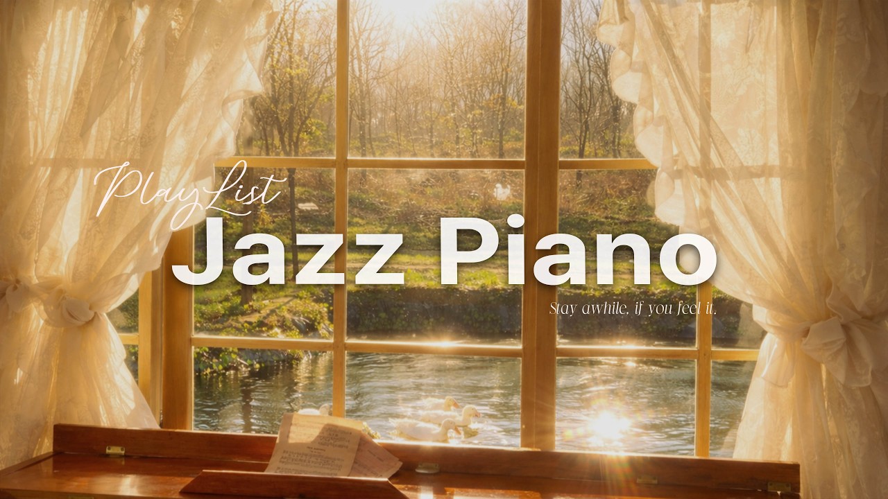 [𝑷𝒍𝒂𝒚𝒍𝒊𝒔𝒕] Cozy Jazz Piano 따듯한 햇살 아래 로맨틱한 재즈 피아노 플리 (No Lyrics) | 릴리어와일 🎧
