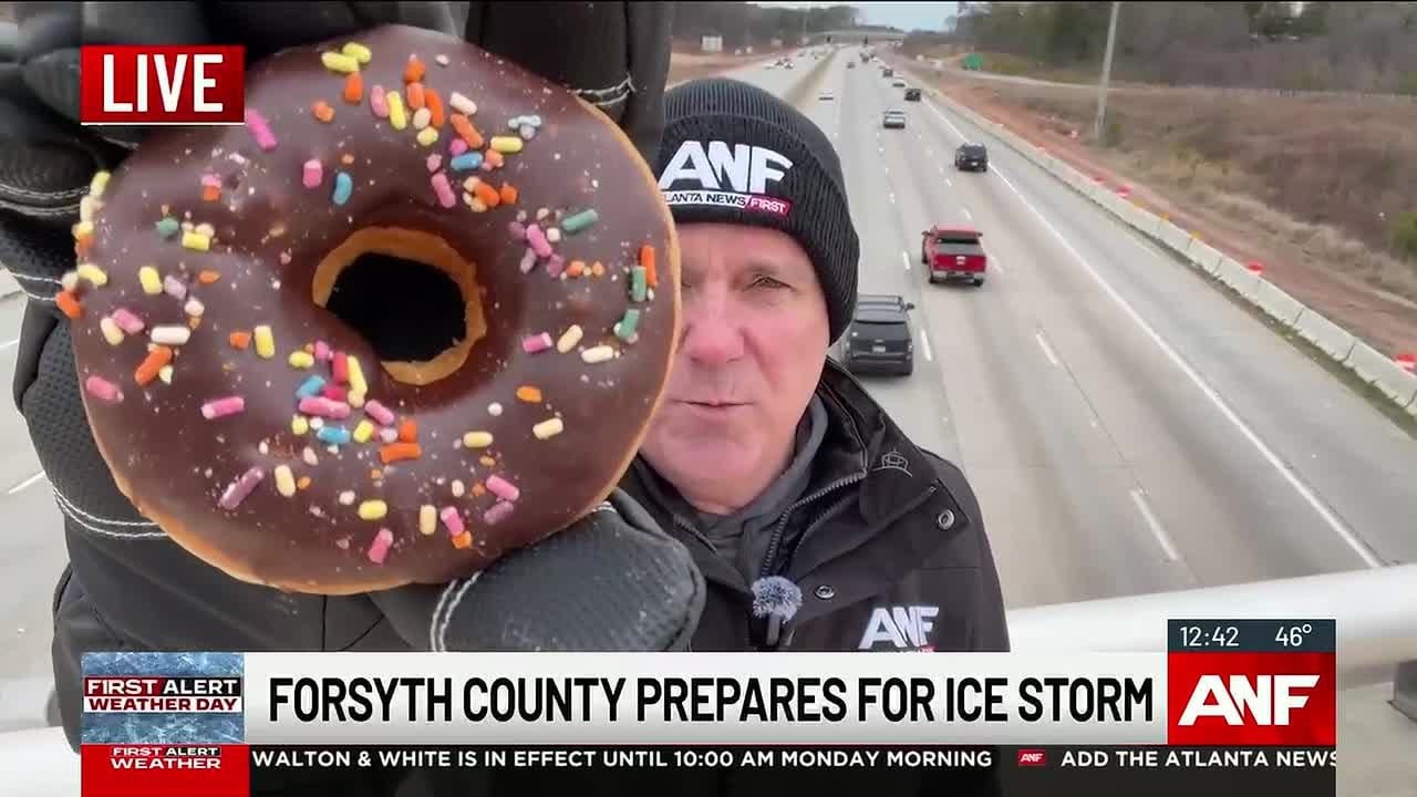'Like a glazed doughnut' | Breaking down sleet vs freezing rain