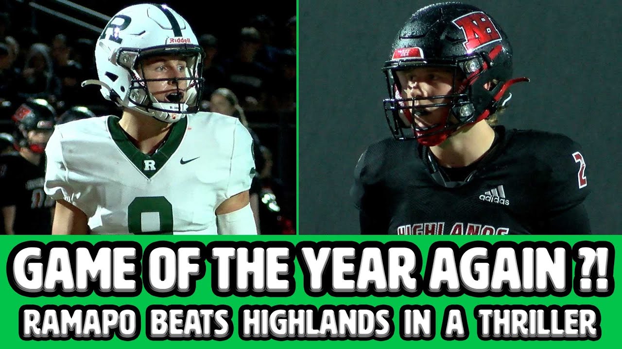 Ramapo 34 Northern Highlands 33 | Week 5 Highlights | Raiders Rally for Remarkable Win!