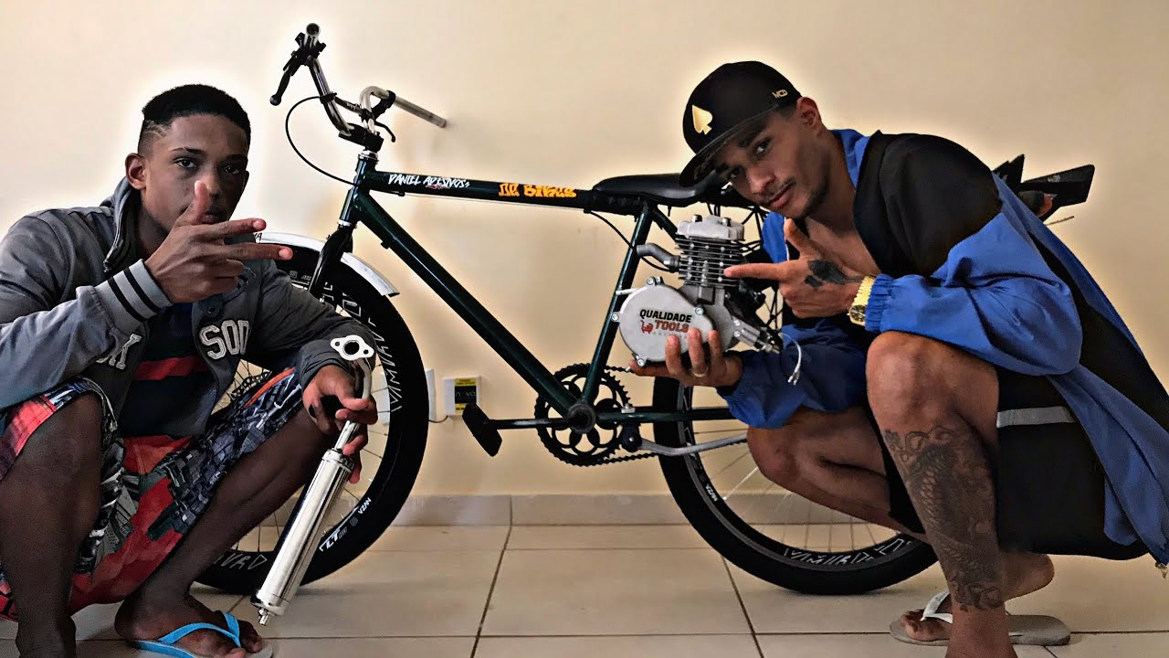 COMO MONTAR UM KIT MOTORIZADA 80 cc passo a passo